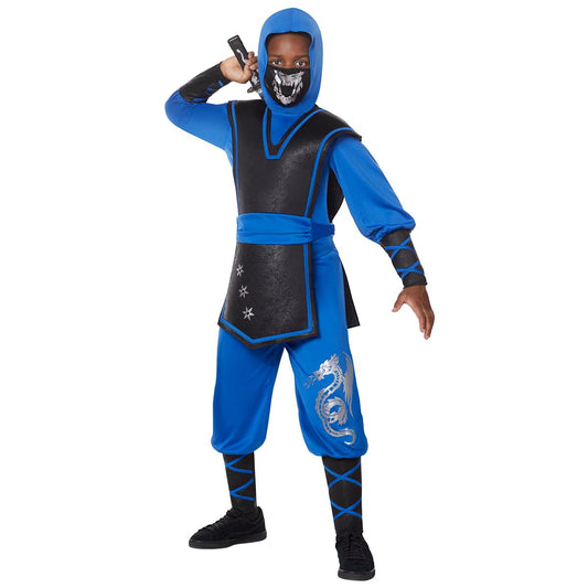 Kids Blue Ultimate Ninja Costume BLUE