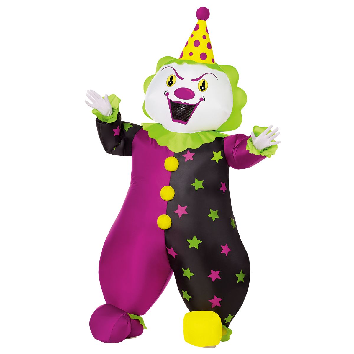 Kids Circus Clown Inflatable Costume MULTI-COLOR