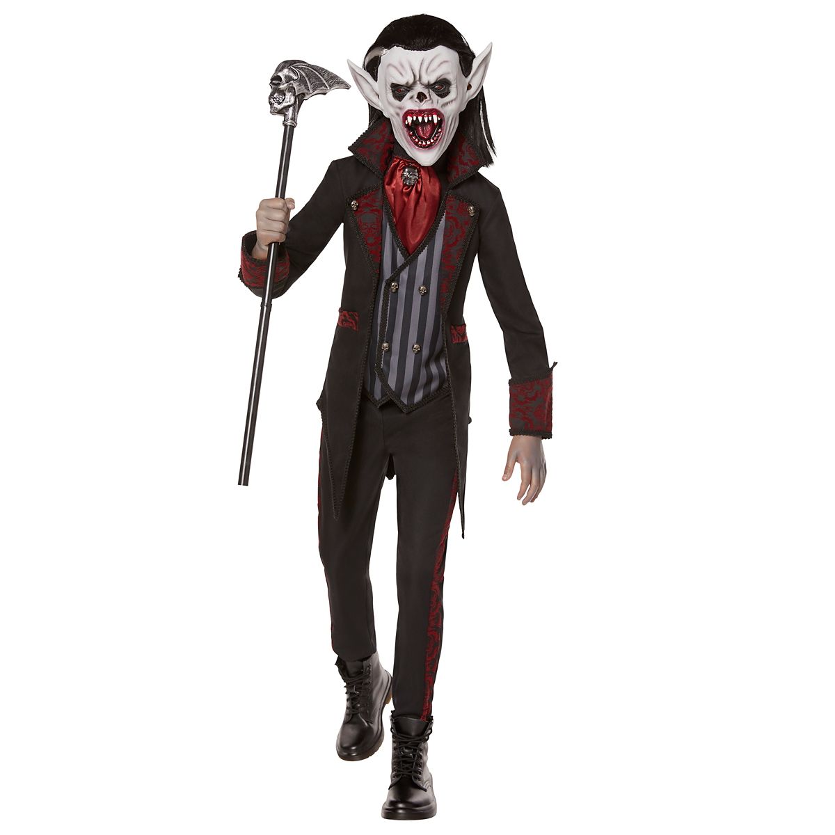 Kids Gothic Vampire Costume BLACK