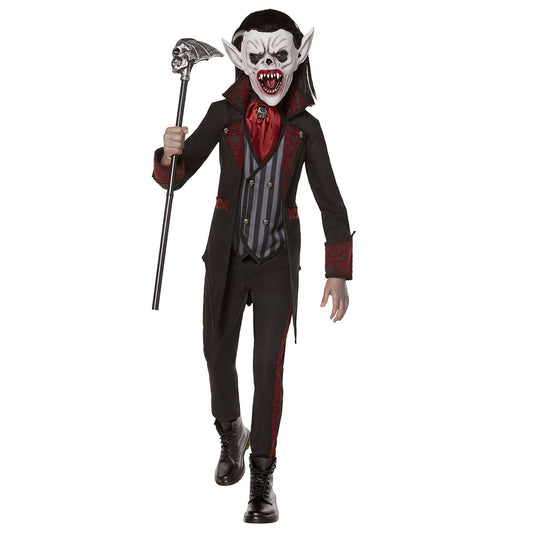 Kids Gothic Vampire Costume BLACK