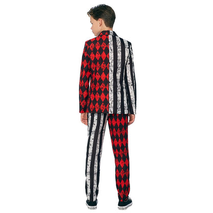 Kids Twisted Circus Suit BLACK AND RED