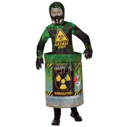 Kids Hazardous Waste Zombie Costume GREEN