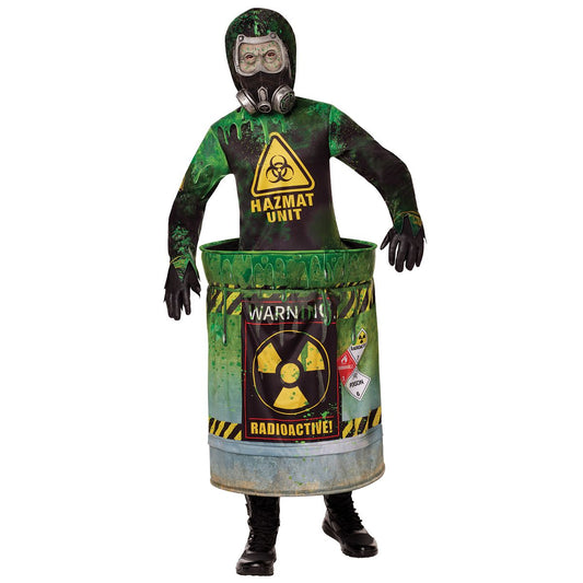 Kids Hazardous Waste Zombie Costume GREEN