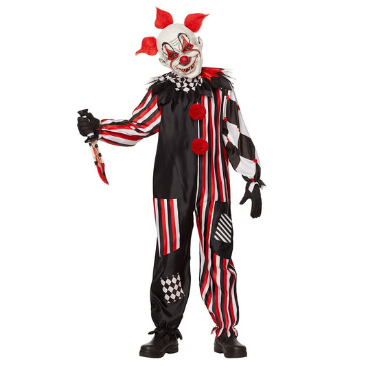 Kids Krazy Clown Costume BLACK