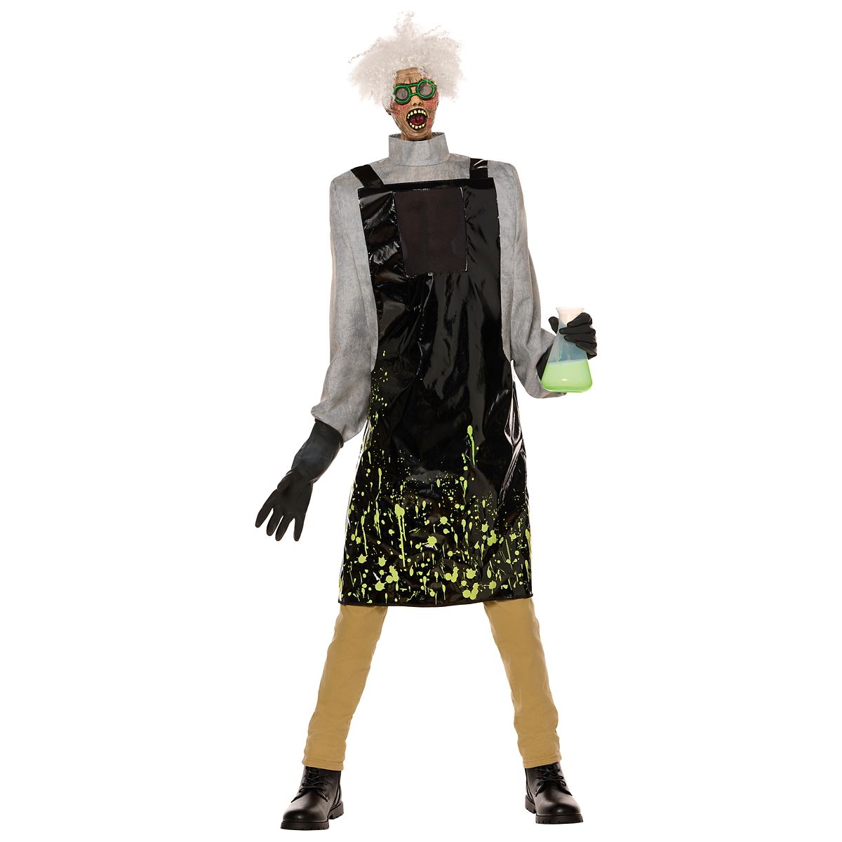 Kids Mad Scientist Costume BLACK/GRAY