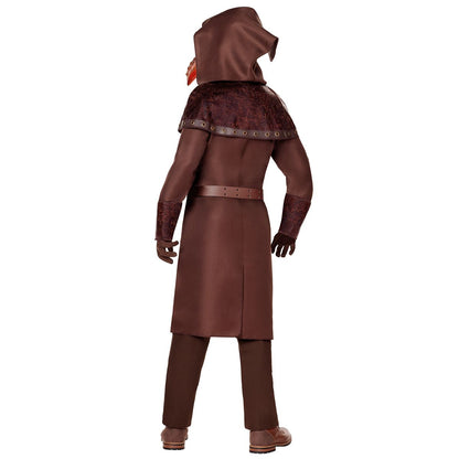 Kids Medieval Plague Doctor Costume BROWN