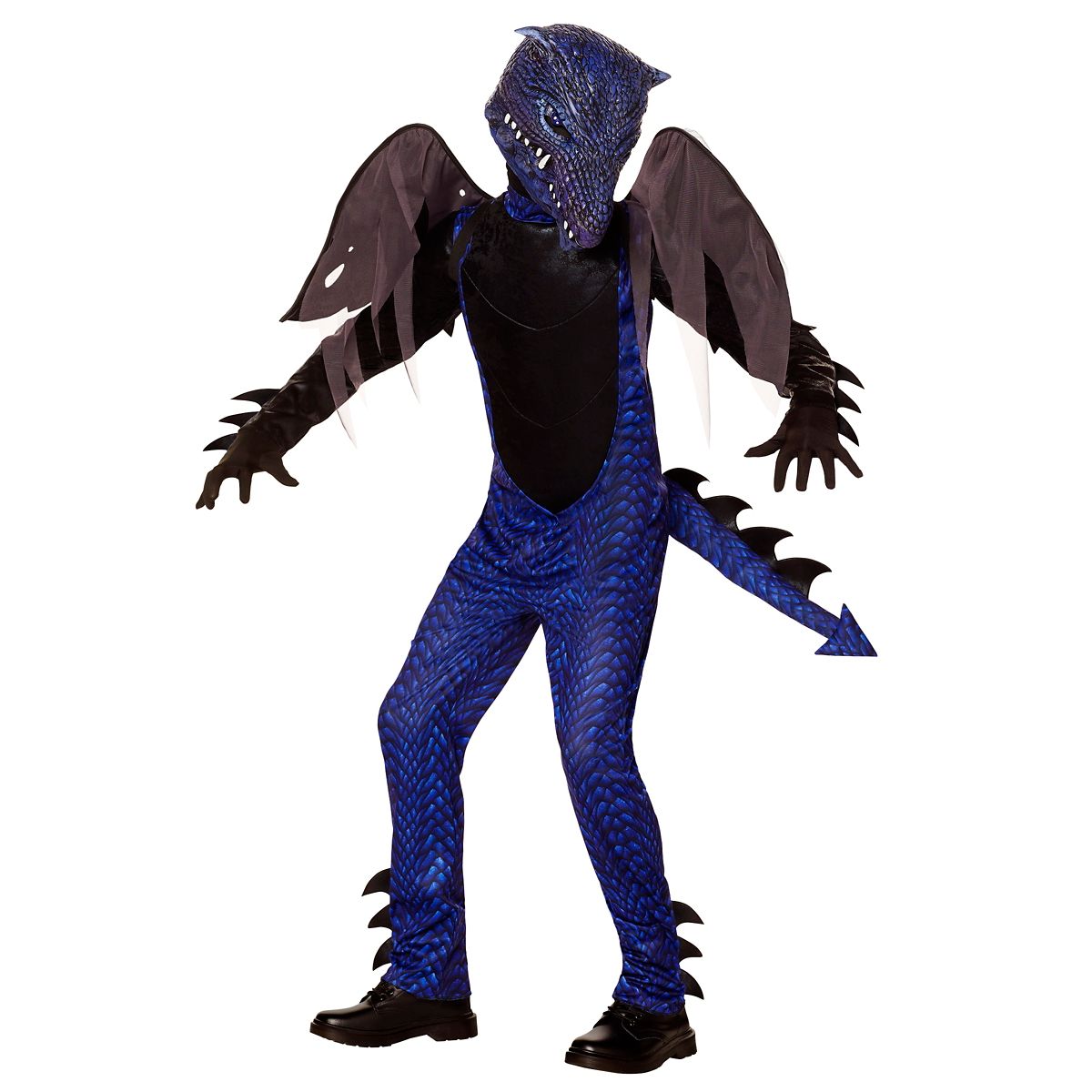 Kids Dark Dragon Costume BLACK