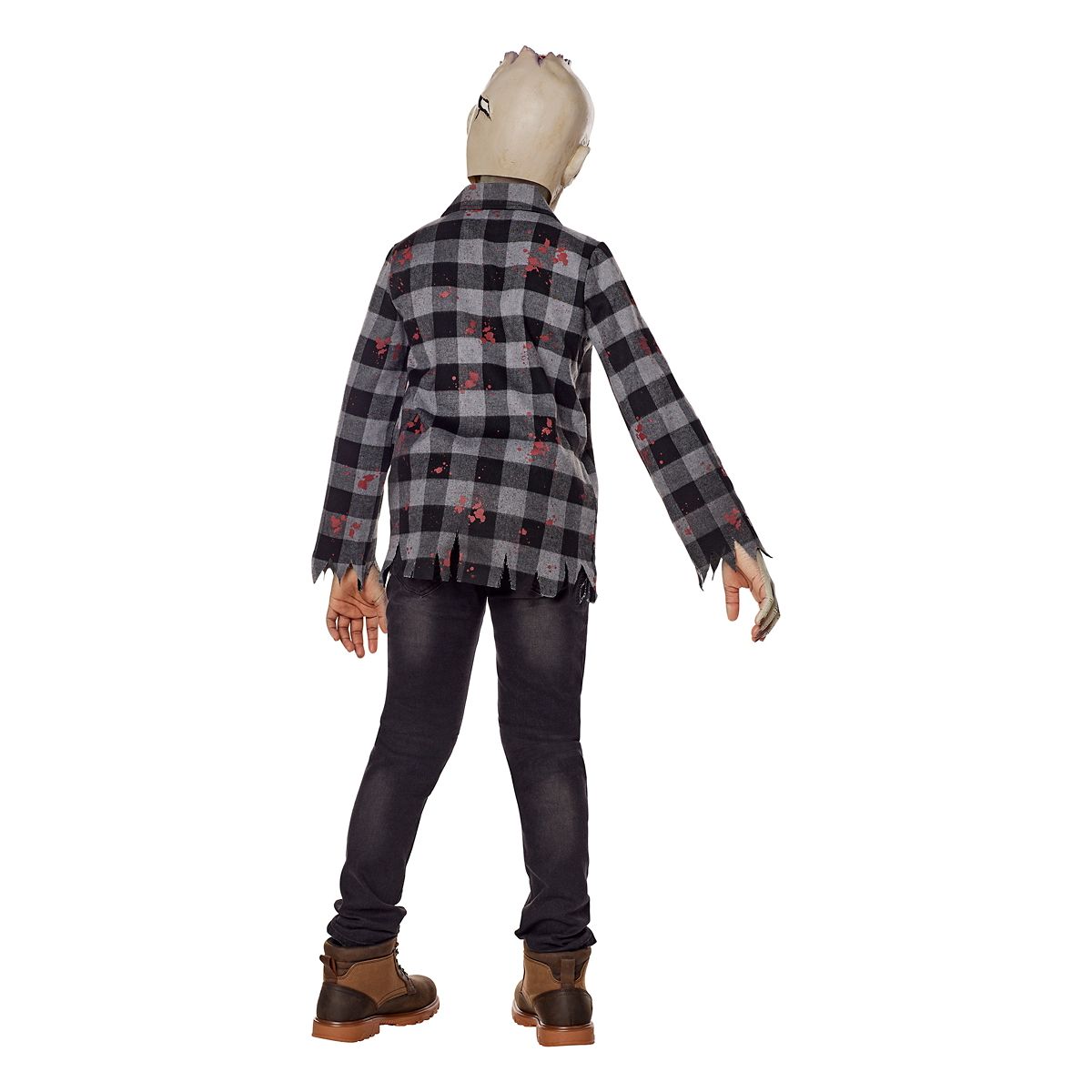 Kids Light-Up Undead Zombie Costume BLACK AND WHITE