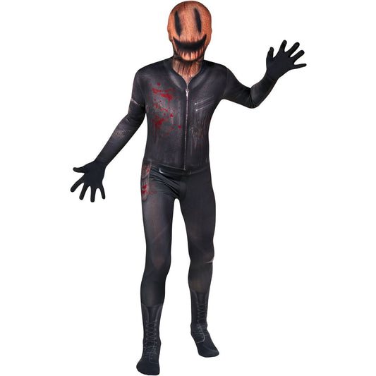 Kids Mister Smile Morph Suit Costume BLACK/GRAY