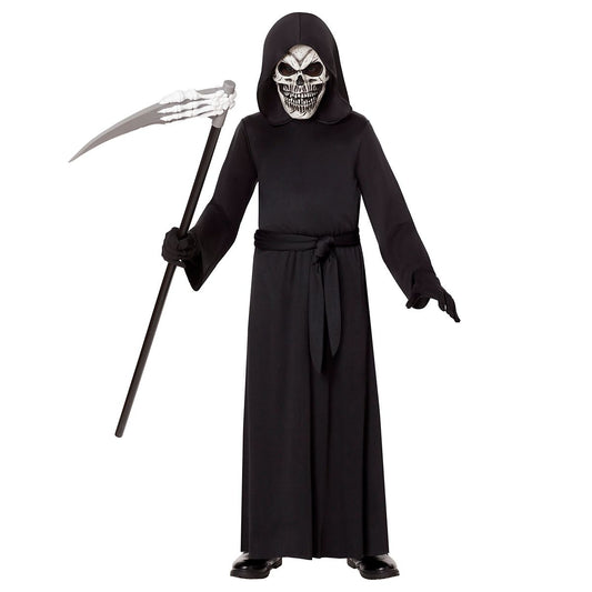 Kids Black Robe and Mask BLACK