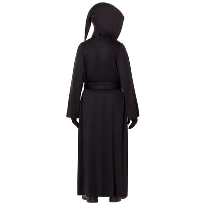 Kids Black Robe and Mask BLACK