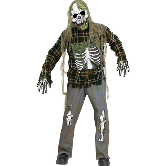 Kids Skeleton Zombie Costume BLACK AND WHITE