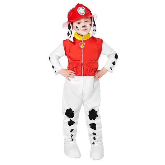 Toddler Marshall One Piece Costume Deluxe - PAW Patrol BLACK AND WHITE