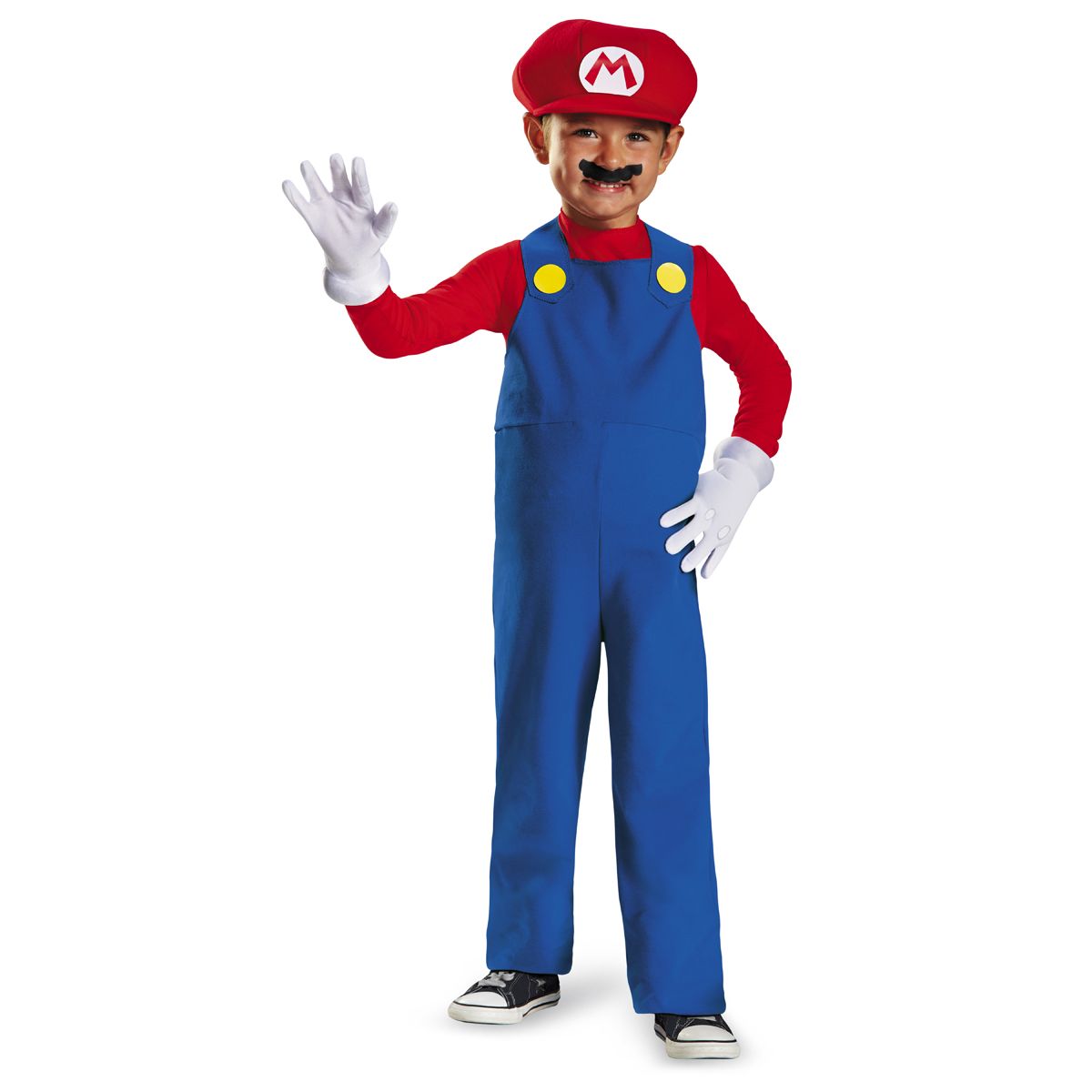 Toddler Mario One Piece Costume - Super Mario Bros. BLUE