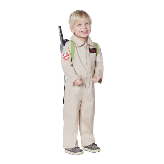 Toddler Ghostbusters Costume with Proton Pack TAN