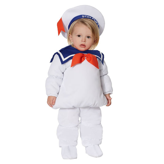 Baby Belly Stay Puft Marshmallow Costume - Ghostbusters WHITE