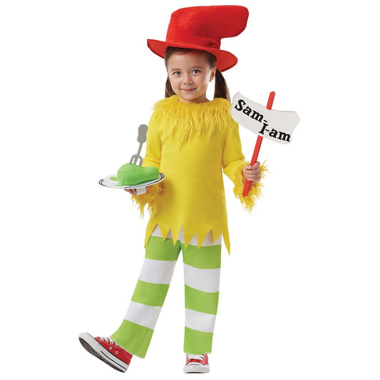 Toddler Sam I Am Costume - Dr. Seuss YELLOW/GREEN