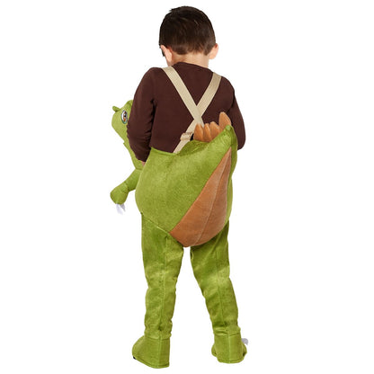 Toddler Dinosaur Ride-Along Costume GREEN