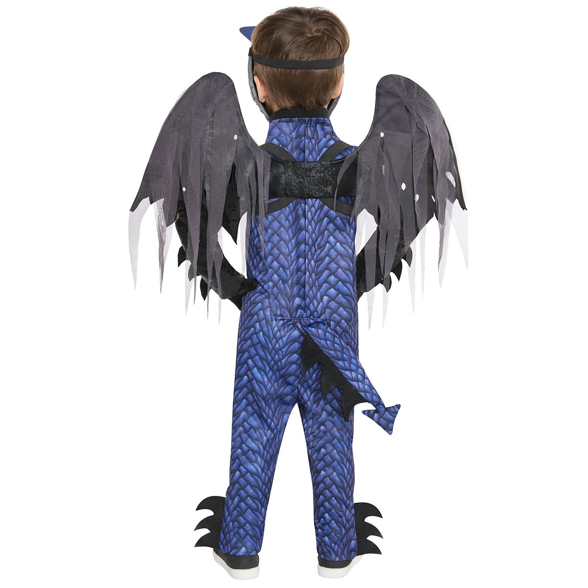Toddler Dragon Jumpsuit Costume BLUE
