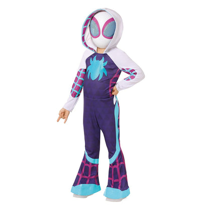 Toddler Ghost Spider Costume - Spidey and His Amazing Friends PURPLE