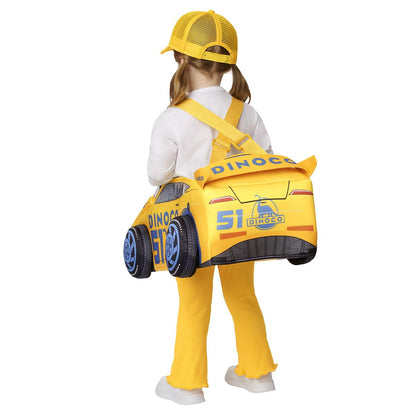 Toddler Cruz Ramirez Ride-Along Costume - Cars YELLOW