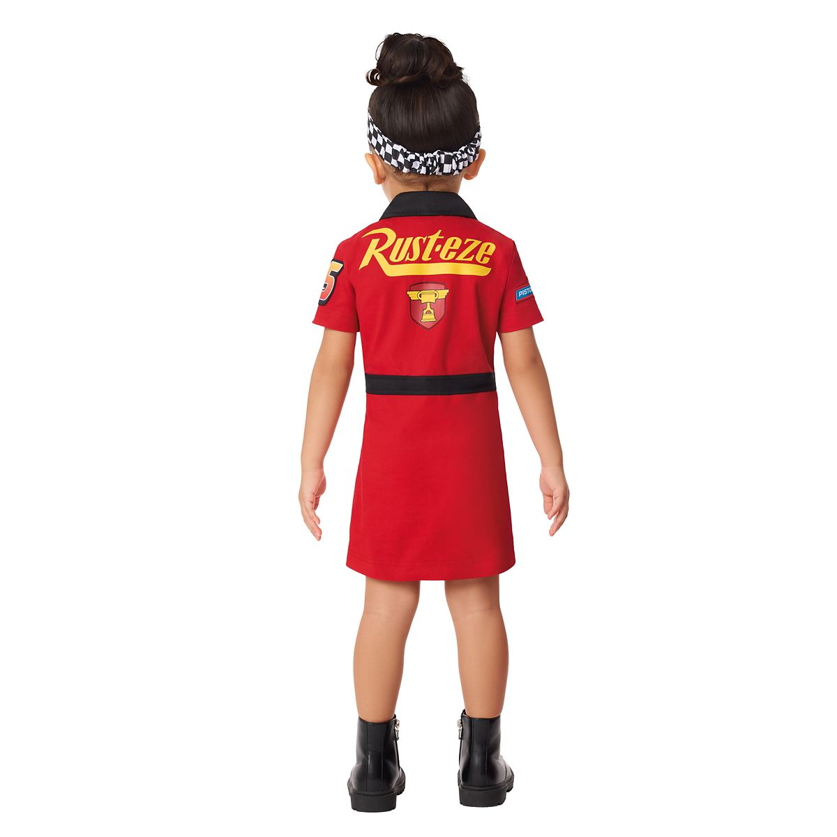 Toddler Lightning McQueen Pit Dress Costume - Cars RED