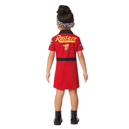 Toddler Lightning McQueen Pit Dress Costume - Cars RED
