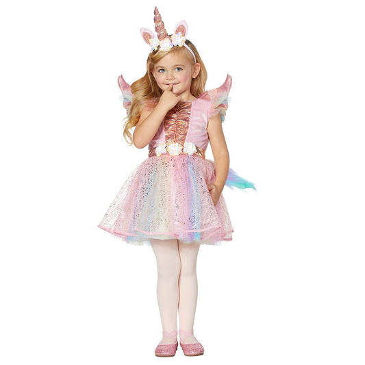 Toddler Winged Unicorn Costume PINK