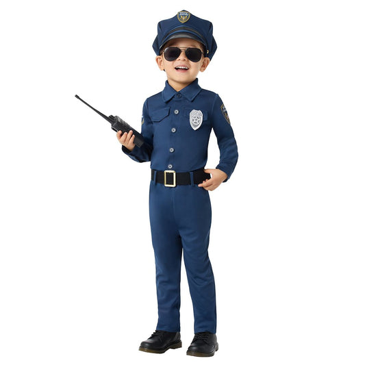 Toddler Police Officer Costume BLUE