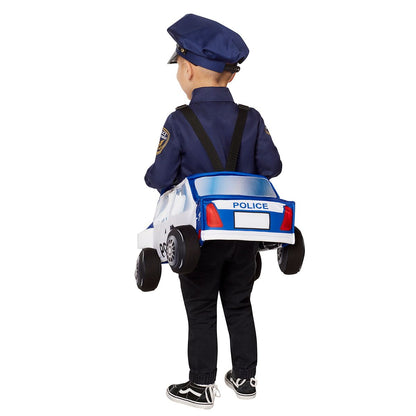 Toddler Police Officer Ride-Along Costume With Sound BLUE