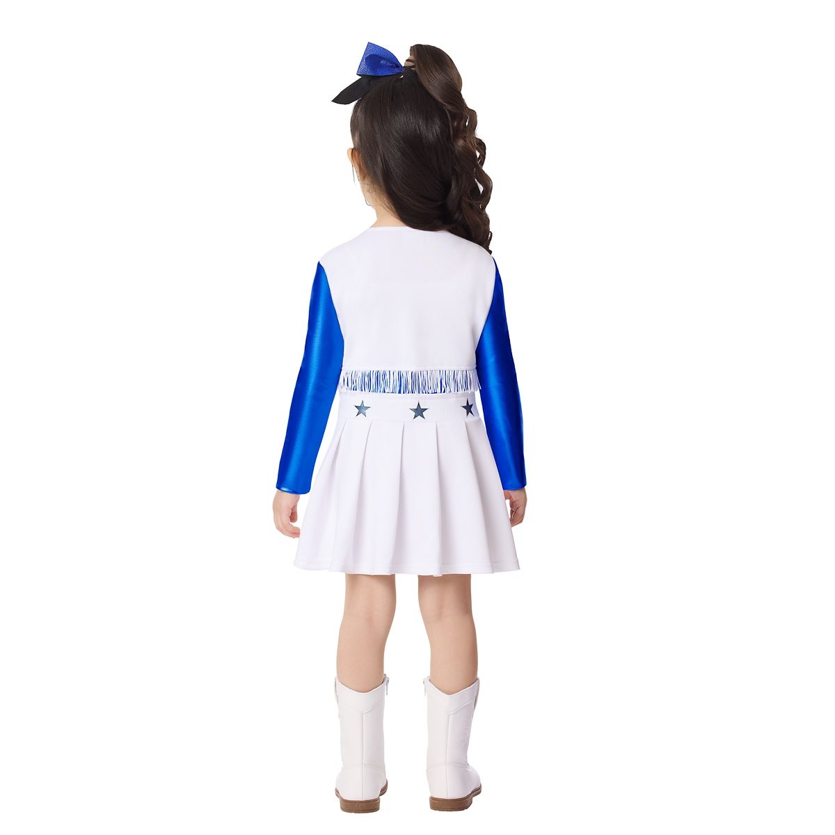 Toddler Dallas Cowboys Cheerleader Costume BLUE / WHITE
