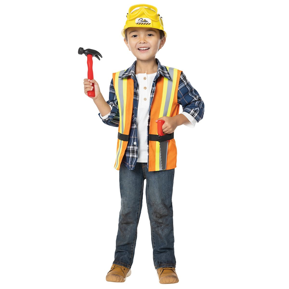 Toddler Construction Worker Costume ORANGE