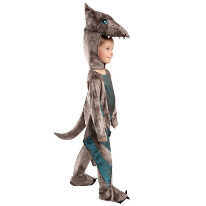 Toddler Pterodactyl Costume TEAL AND BROWN
