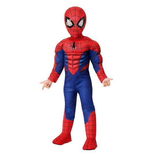 Toddler Spider-Man Classic Muscle Suit Costume - Marvel RED / BLUE