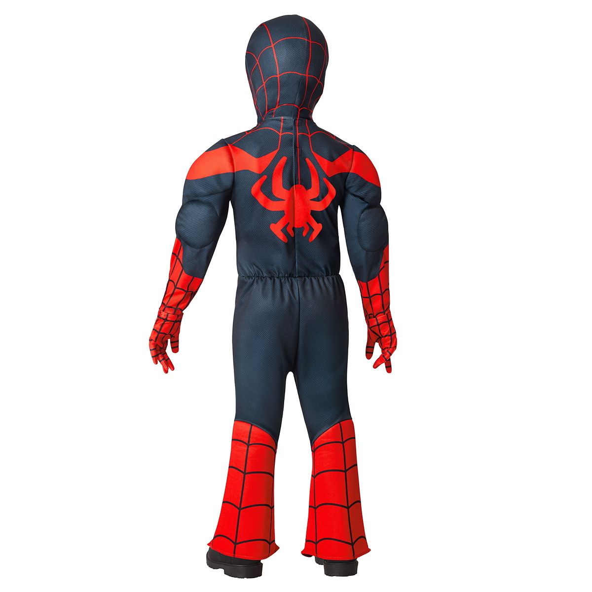 Toddler Spider-Man Spin Muscle Suit Costume -  Spidey and His Amazing Friends BLACK AND RED