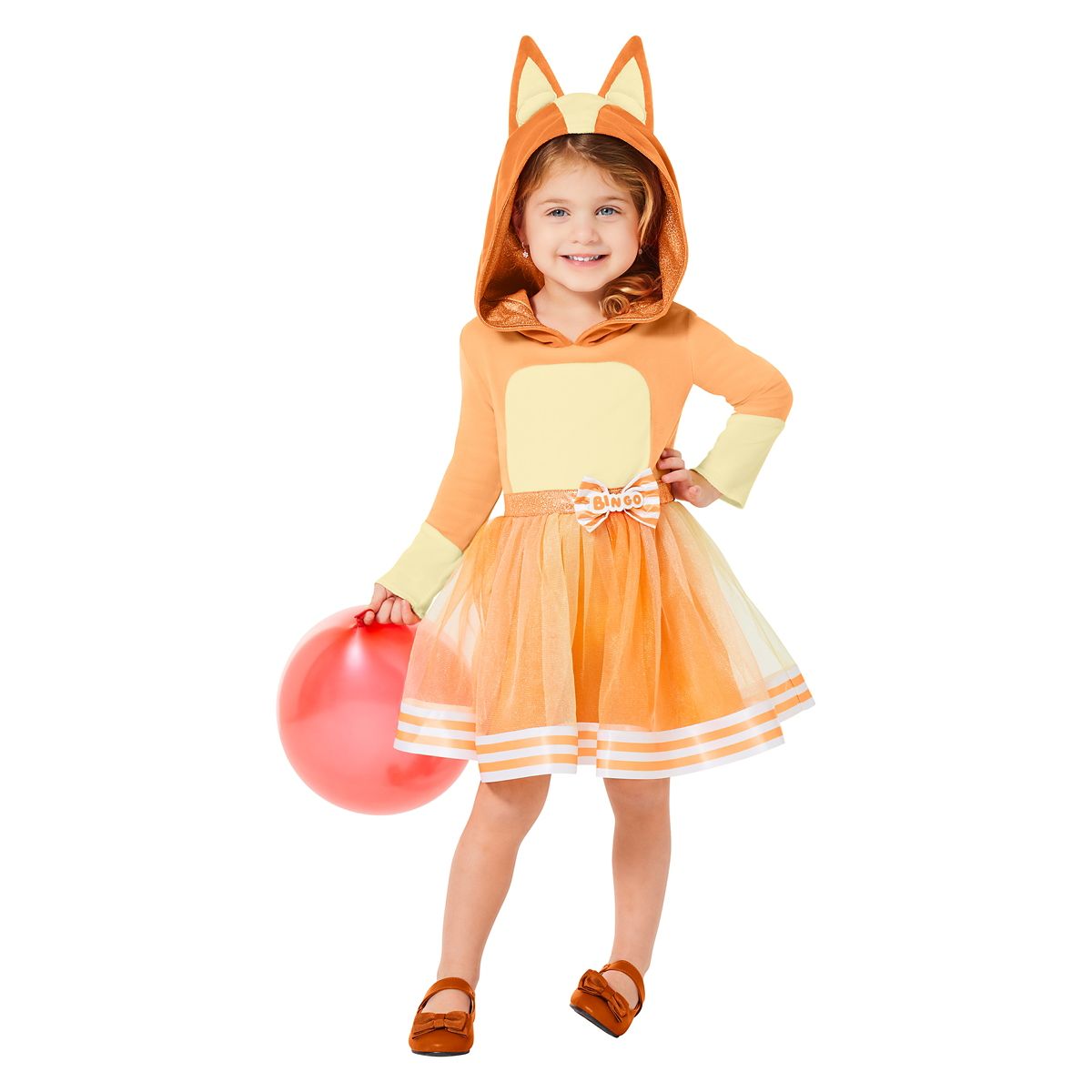 Toddler Girls Bingo Costume - Bluey ORANGE