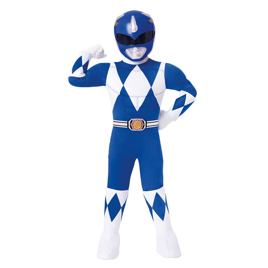 Toddler Blue Power Ranger Costume - Mighty Morphin Power Rangers BLUE