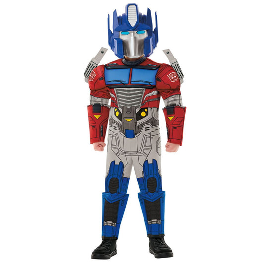 Toddler Optimus Prime Muscle Suit Costume - Transformers GREY / BLUE