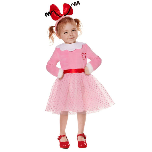 Toddler Cindy Lou Who Costume - Dr. Seuss PINK