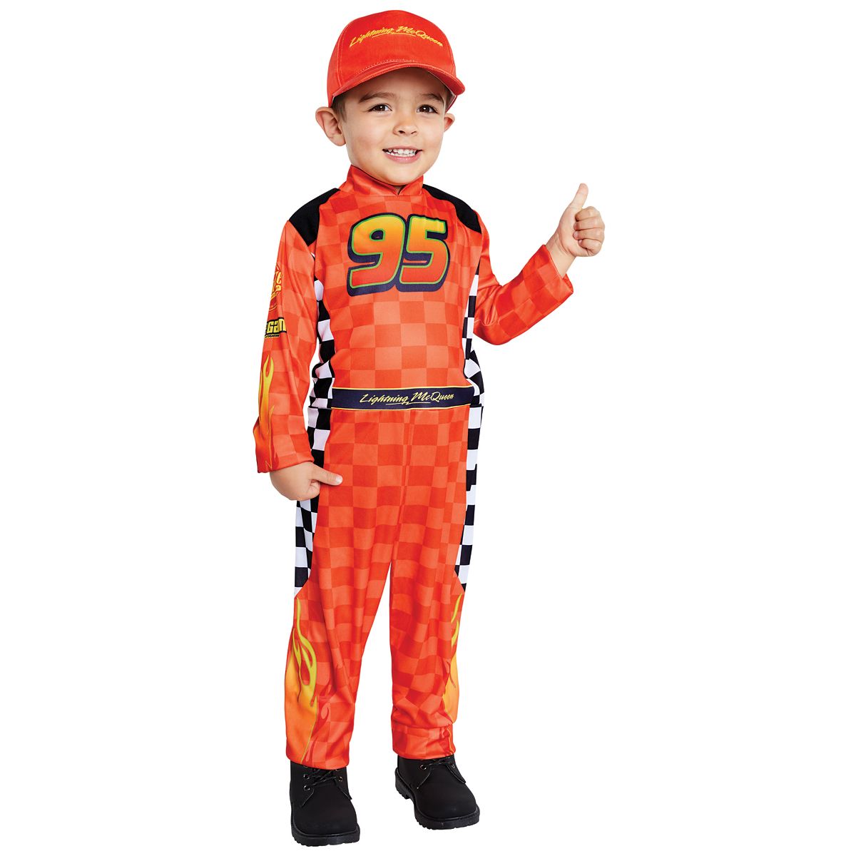 Toddler Lightning McQueen Pit Crew Costume - Cars RED