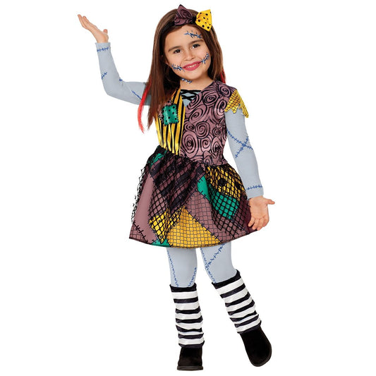 Toddler Sally Dress Costume - The Nightmare Before Christmas MULTI-COLOR