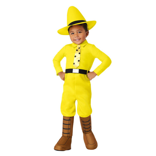 Toddler Man in the Yellow Hat Costume - Curious George YELLOW