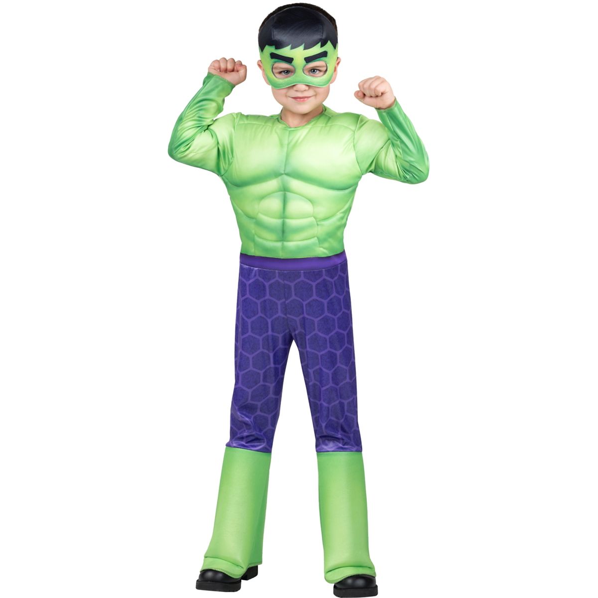 Toddler Hulk Muscle Costume - Marvel GREEN