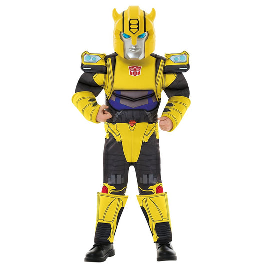 Toddler Bumblebee Muscle Suit Costume - Transformers GREY / BLUE
