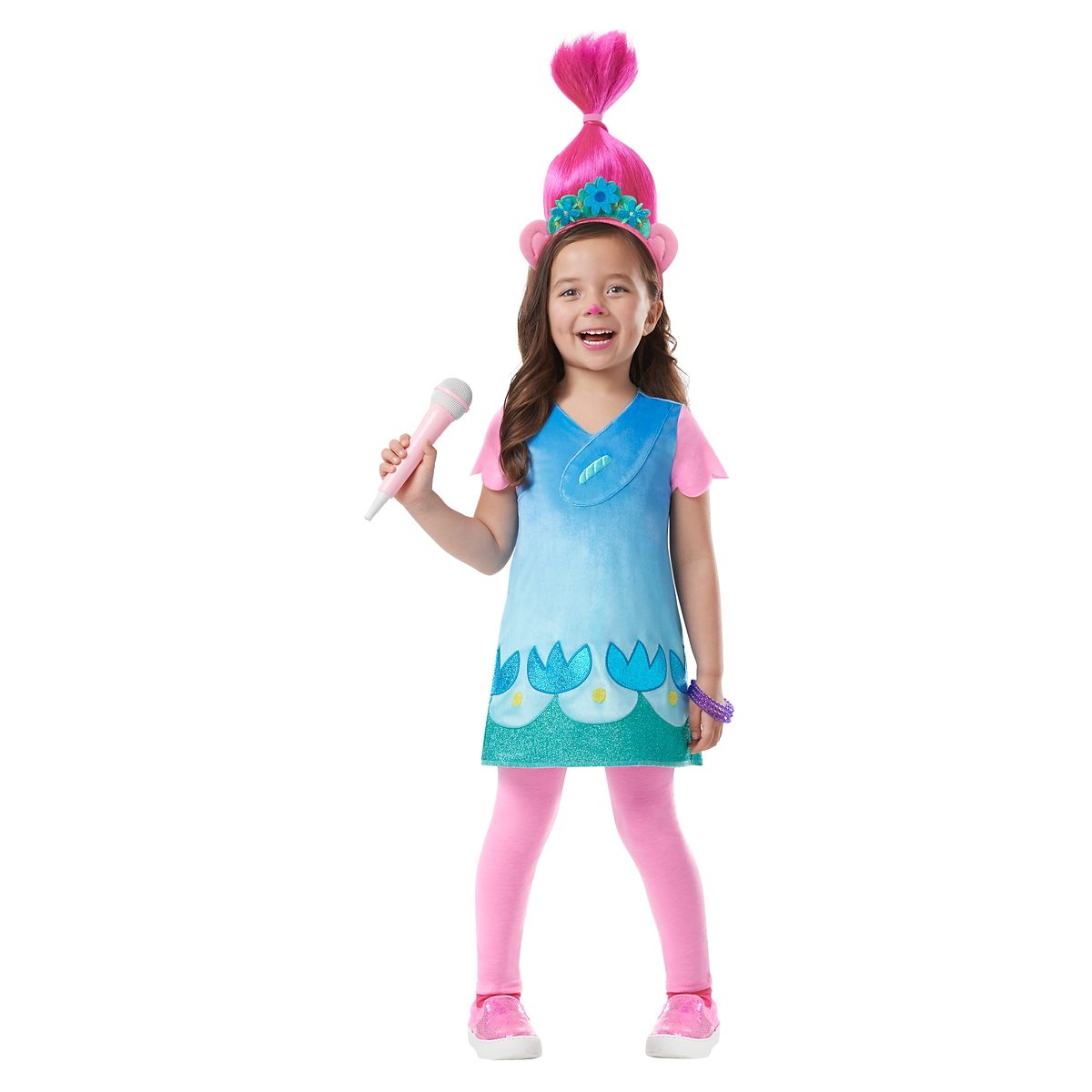 Toddler Poppy Troll Costume - Trolls BLUE