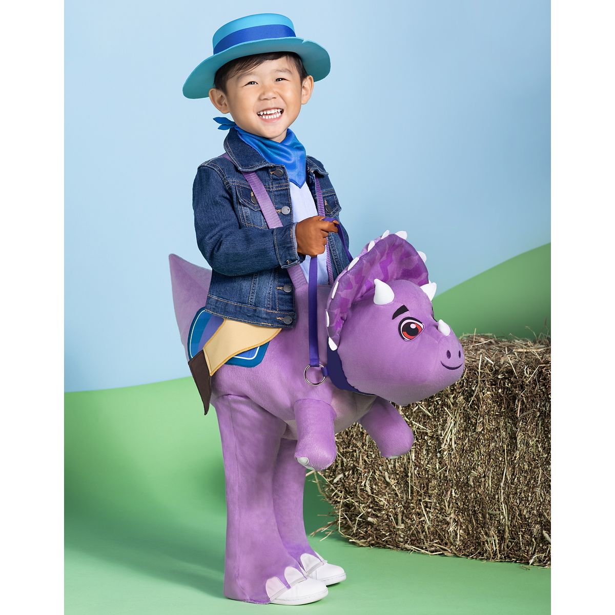 Toddler Tango Ride-Along Costume - Dino Ranch PURPLE