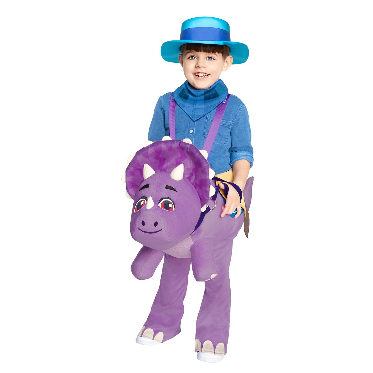 Toddler Tango Ride-Along Costume - Dino Ranch PURPLE