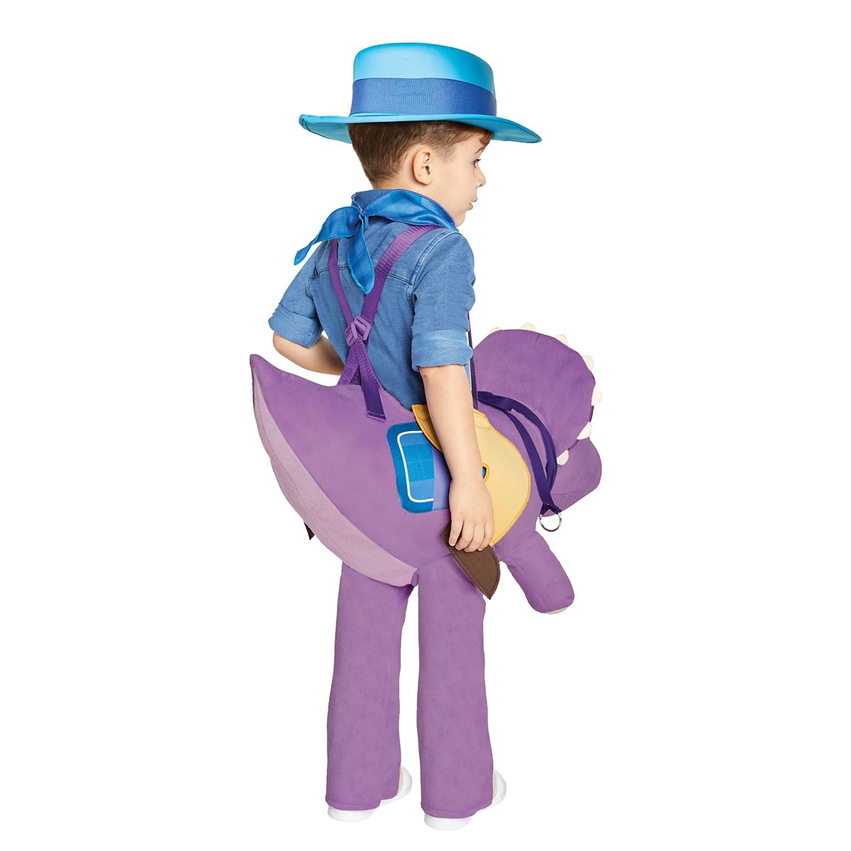 Toddler Tango Ride-Along Costume - Dino Ranch PURPLE