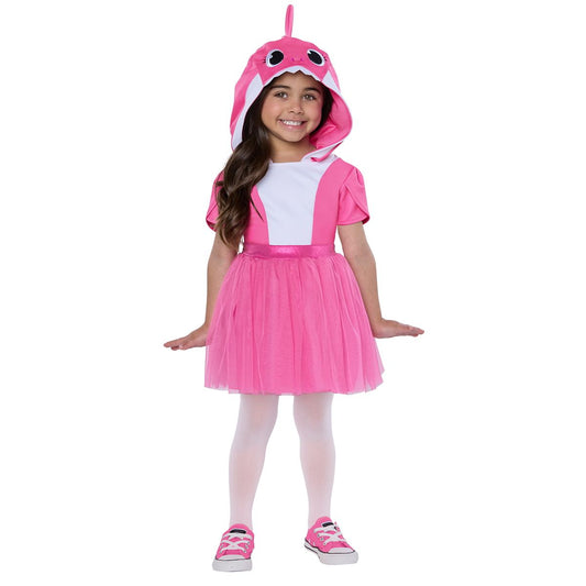 Toddler Pink Baby Shark Dress Costume PINK