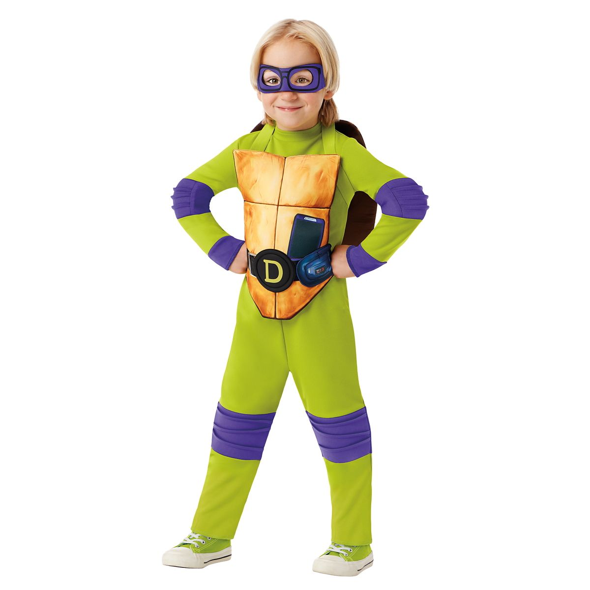 Toddler Donatello Jumpsuit Costume - TMNT Mutant Mayhem GREEN